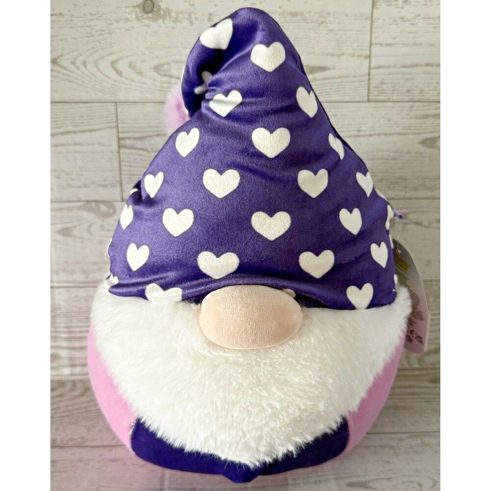 Squishmallows 8” Nefen Gnome Valentine’s Day Collection KellyToy Plushie NWT